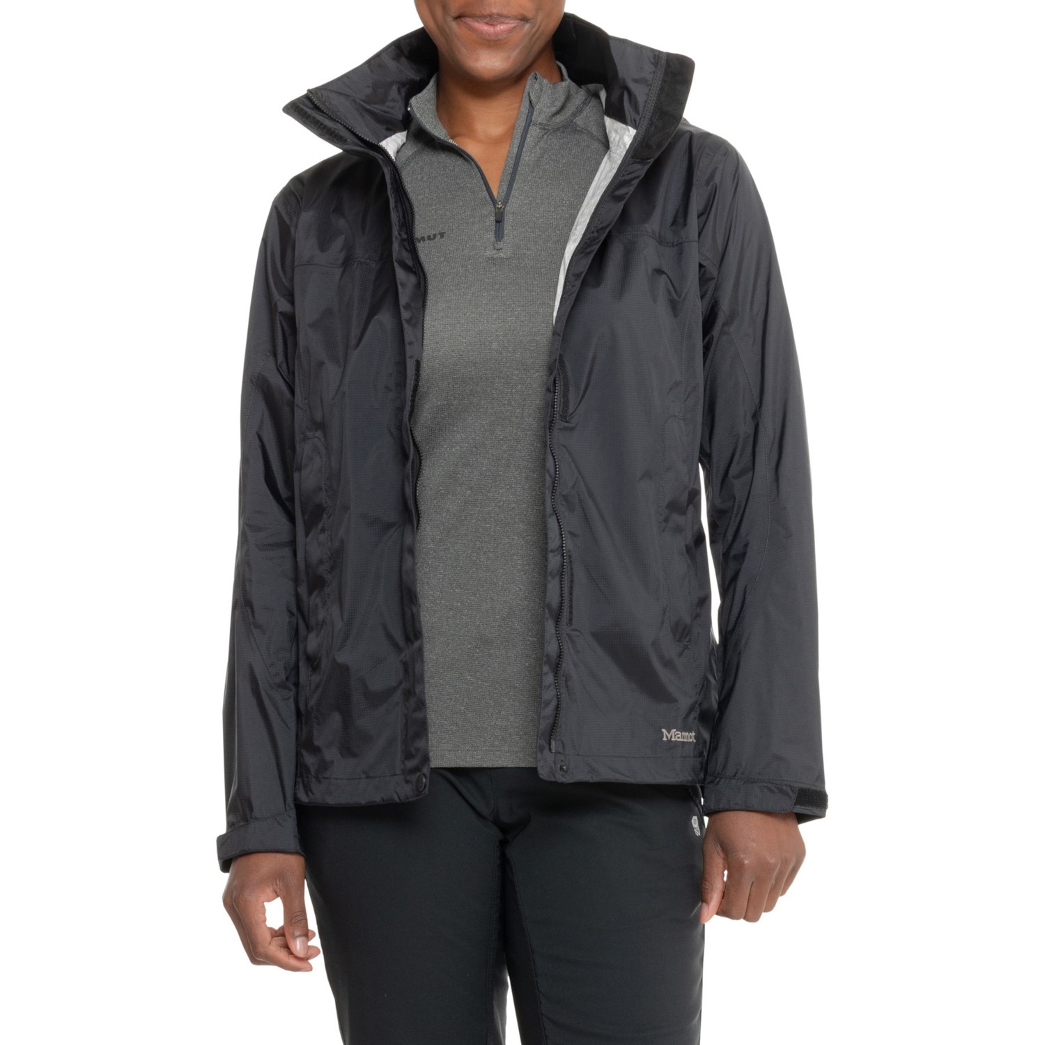 (取寄) マーモット プレシップ エコ ジャケット - ウォータープルーフ Marmot PreCip Eco Jacket - Waterproof Steel Onyx marmot-precip-eco-jacket-