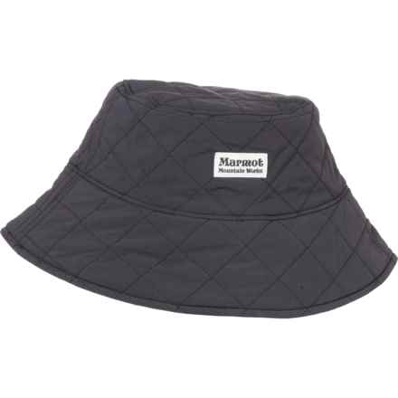 Marmot Quilted Bucket Hat - Insulated (For Women) in Black