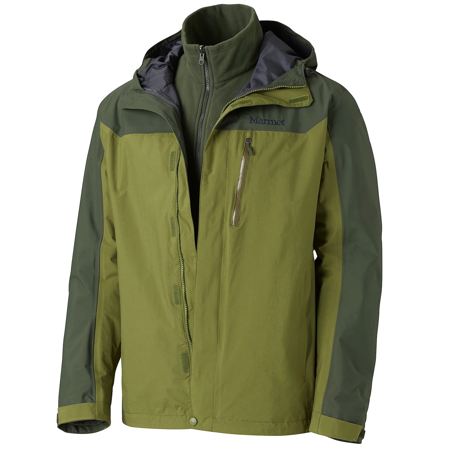 Marmot Ramble Component Jacket - Waterproof, 3-in-1 (For Men) in Moss ...