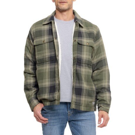 Marmot Ridgefield Sherpa-Lined Flannel Shirt Jacket - Snap Front