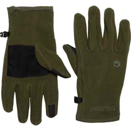 Marmot Rocklin Fleece Gloves - Touchscreen Compatible (For Men) in Nori