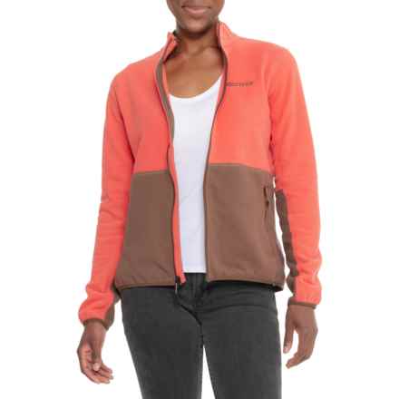 Marmot Rocklin Fleece Jacket - Full Zip in Grapefruit/Pinecone