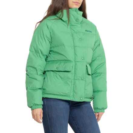 Marmot Strollbridge Down Short Coat - 700 Fill Power in Clover