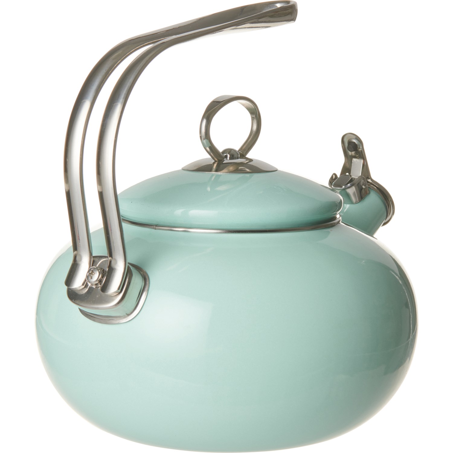 Martha Stewart Enamel Tea Kettle 1.5 qt., Blue Save 33