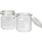 3YKWW_3 Mason Craft & More Clamp Storage Jars - 2-Pack, 34 oz.