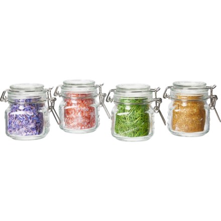 Mason Craft & More Mini Clamp Storage Jars - 4-Pack, 7 oz. in Clear