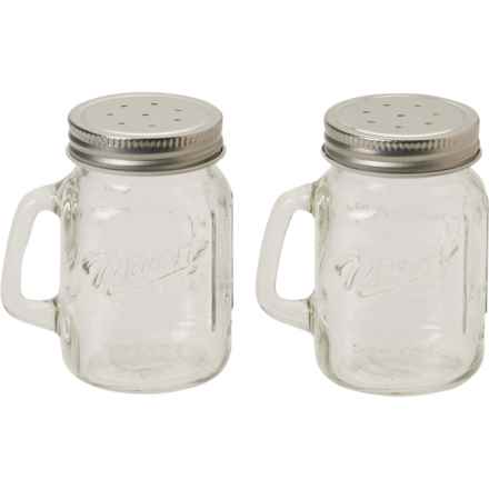 Mason Craft and More Salt and Pepper Shakers - 2-Piece, 4 oz. in Clear
