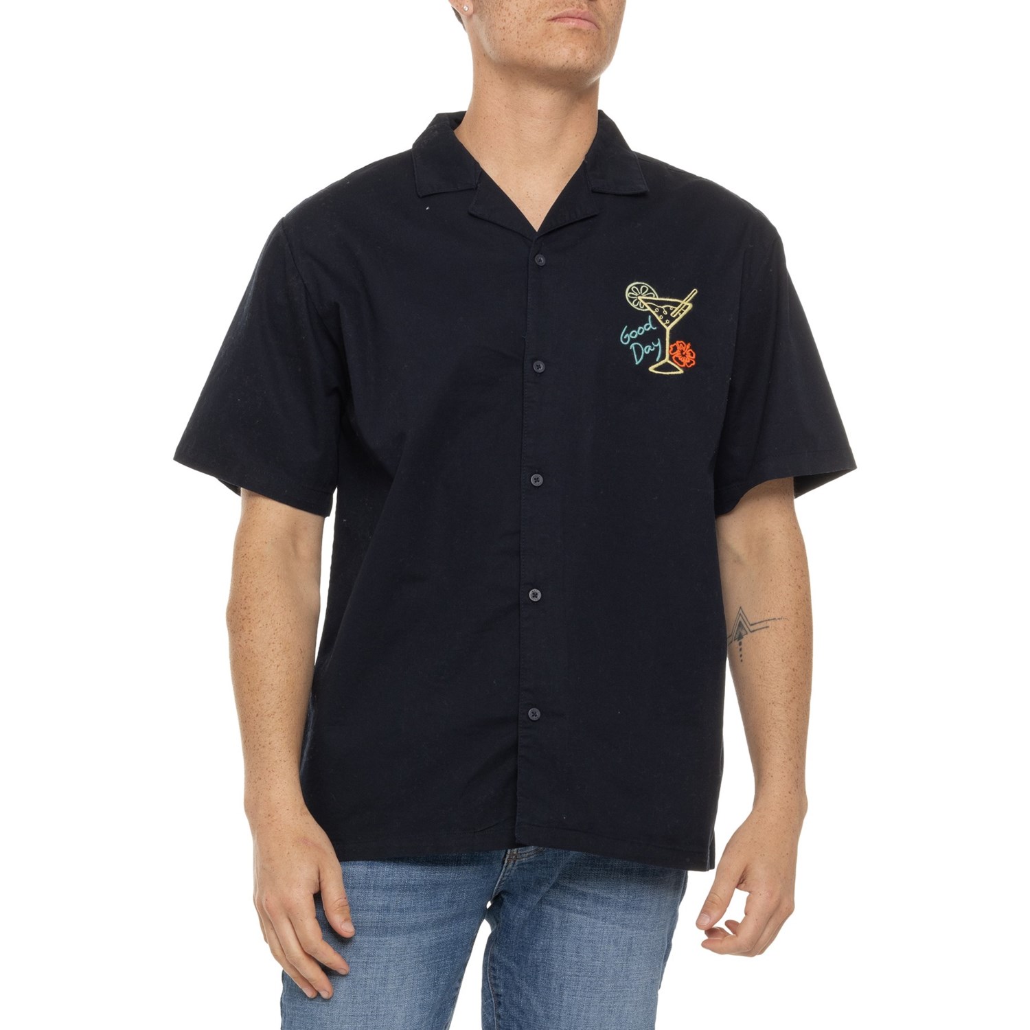 marmors (マルモア) ALBINI cut shirt カットシャツ BLACK ブラック 0225301102