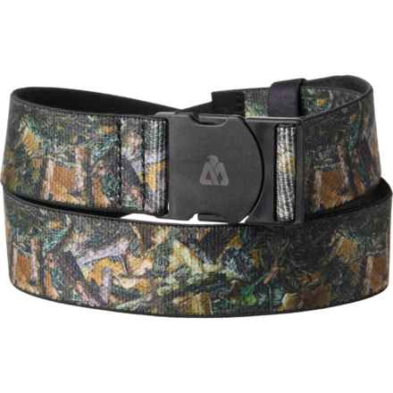 Matix Printed Stretch-Knit Belt in Real Life Camo