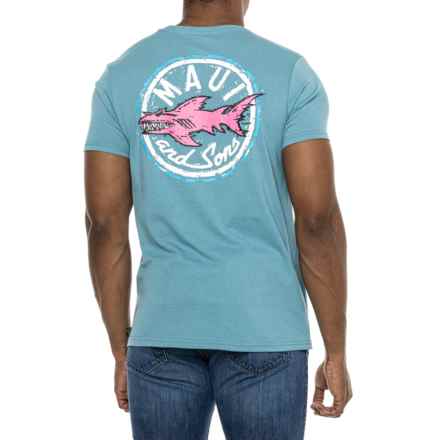 Maui & Sons Aggro Cookie T-Shirt - Short Sleeve in Deep Ocean