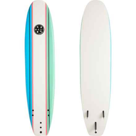 Maui & Sons Big Up Soft Top Surfboard - 9’ in White