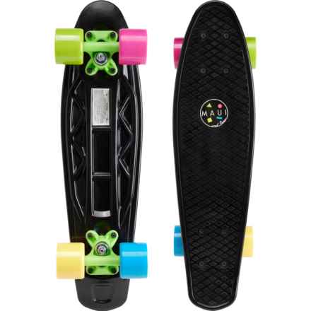 Maui & Sons Cookie Skateboard - 22” in Black