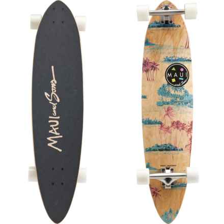 Maui & Sons Drifter Pintail Longboard Skateboard in Drifter