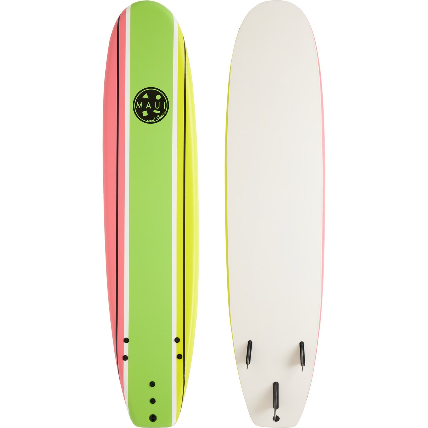 Maui Terry Surfboards フィン無し☆ Maui & Sons Hyper Soft Top Surfboard - 8' - Save 45%