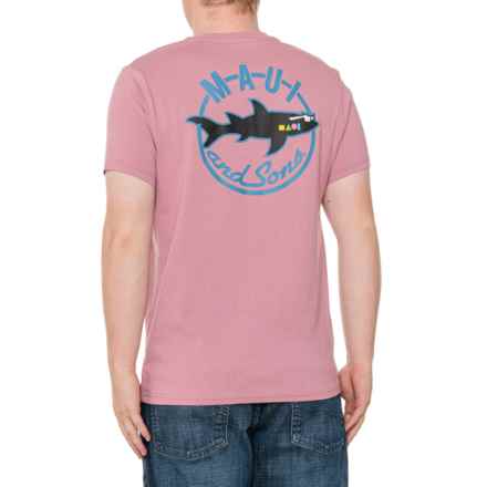 Maui & Sons Shark Nation T-Shirt - Short Sleeve in Foxglove