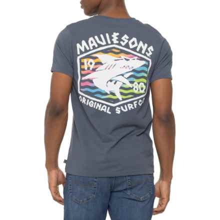 Maui & Sons Surf Thrasher T-Shirt - Short Sleeve in Indigo