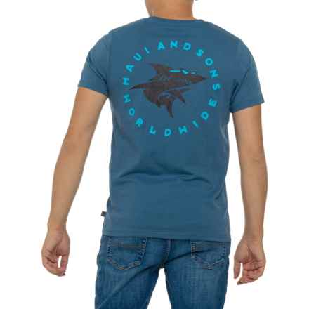 Maui & Sons Twister Worldwide T-Shirt - Short Sleeve in Indigo