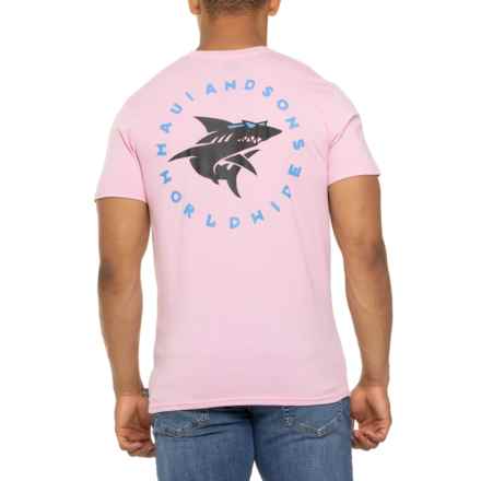 Maui & Sons Twister Worldwide T-Shirt - Short Sleeve in Light Pink