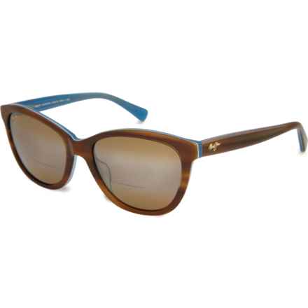 MAUI JIM Canna Sunglasses - Polarized (For Women) in Tortoise/Tortoise/Bronze