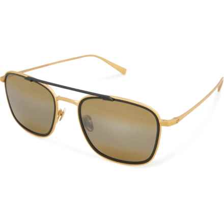 MAUI JIM Fair Winds Sunglasses - Polarized (For Men) in Gold/Gold/Bronze