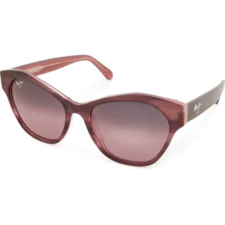 MAUI JIM Kila Core Sunglasses - Polarized (For Women) in Plum/Plum/Rose