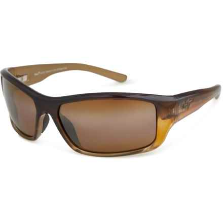 MAUI JIM Made in Italy Barrier Reef Sunglasses - Polarized (For Men) in Brown/Brown/Bronze