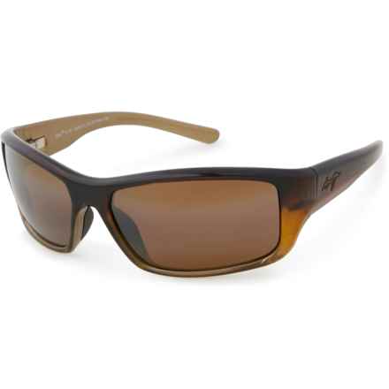 MAUI JIM Made in Italy Barrier Reef Sunglasses - Polarized in Brown/Brown/Bronze