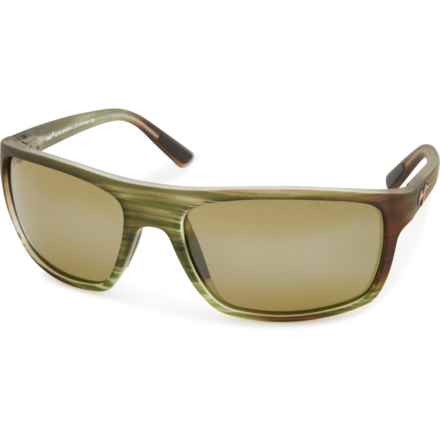 MAUI JIM Made in Italy Byron Bay Core Sunglasses - Polarized (For Men) in Green/Green/Green