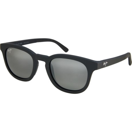 MAUI JIM Made in Italy Koko Head Sunglasses - Polarized (For Men) in Black/Black/Grey