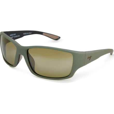 MAUI JIM Made in Italy Local Kine Sunglasses - Polarized (For Men) in Khaki/Khaki/Green