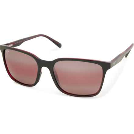 MAUI JIM Made in Italy Wild Coast Core Sunglasses - Polarized (For Men) in Black/Black/Rose