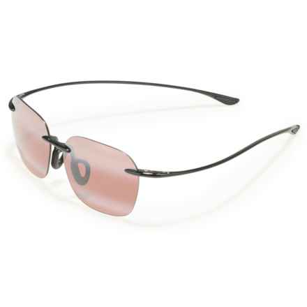 MAUI JIM Made in Japan Komohana Sunglasses - Polarized in Black/Rose