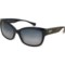 MAUI JIM Plumeria Sunglasses - Polarized (For Women) in Black/Black/Grey