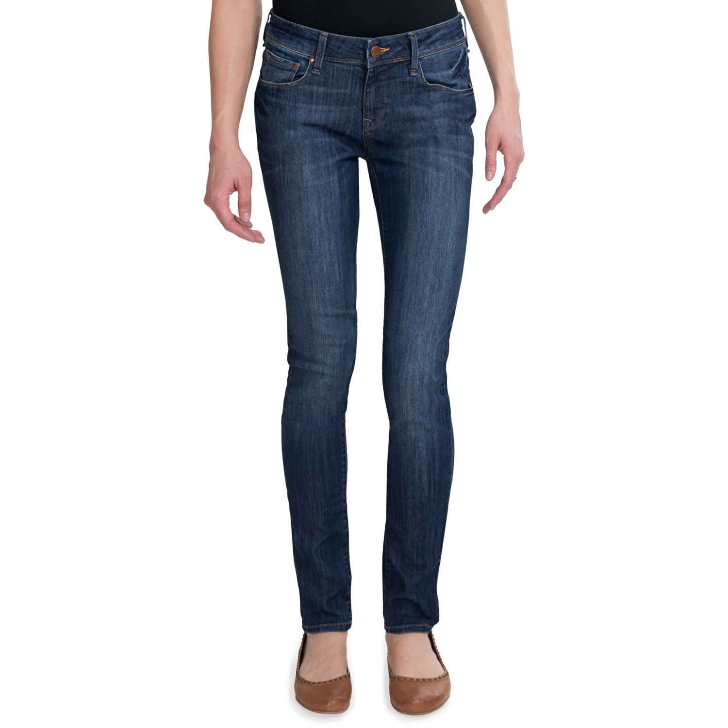 Mavi Serena Brushed Super Skinny Jeans - Low Rise (For Women) - Save 49%