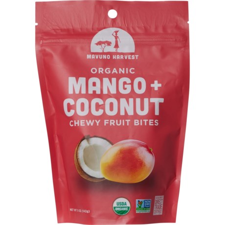 Mavuno Organic Mango and Coconut Chewy Fruit Bites - 5 oz. in Multi