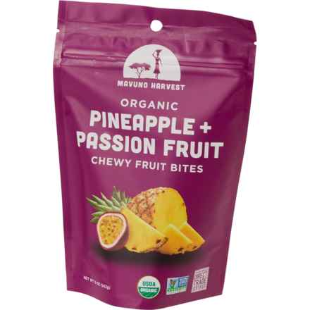 Mavuno Organic Pineapple and Passion Fruit Chewy Bites - 5 oz. in Multi