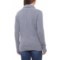 437DM_2 Max Studio Cashmere Allover Texture Shirt - Long Sleeve (For Women)