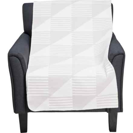 Max Studio Home Jib Throw Blanket - 50x60” in Pumice Stone