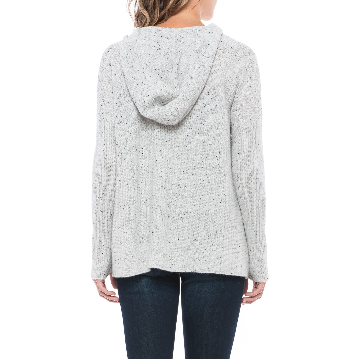 Max Studio Hooded Cashmere Sweater (For Women) - Save 47%