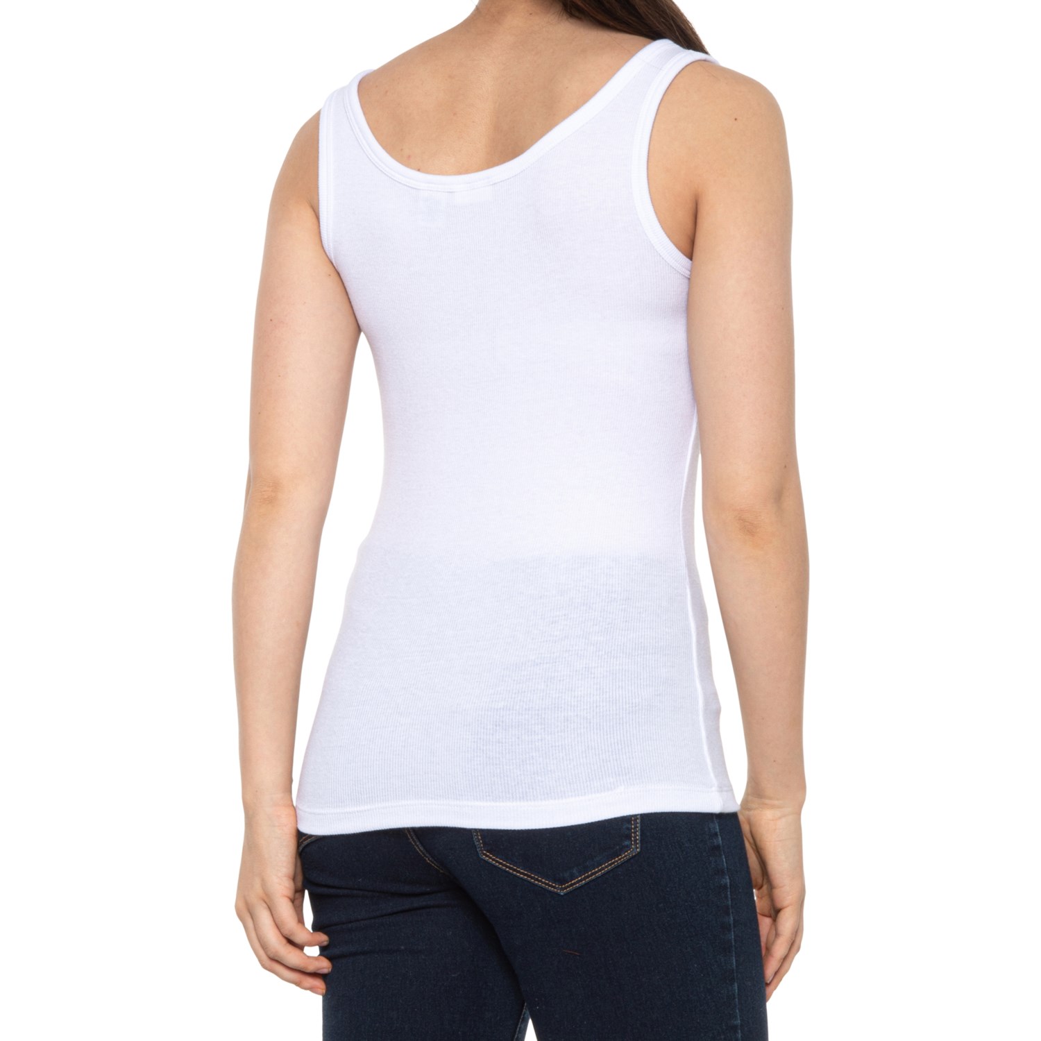 ribbed henley tank top