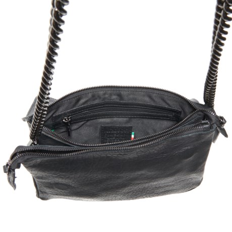 asymmetric front flap bag