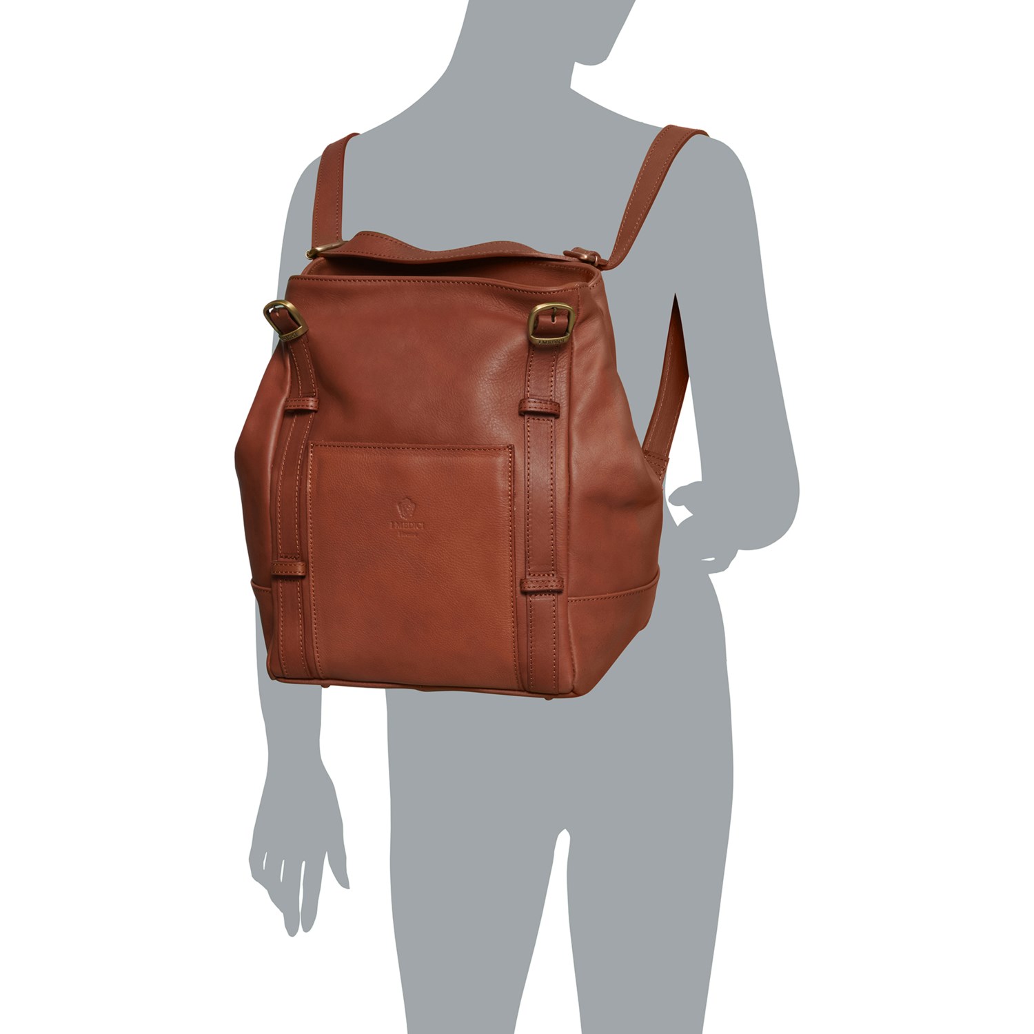 medici leather backpack