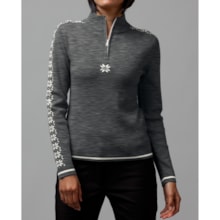 Meister Maria Sweater - Merino Wool, Zip Neck (For Women) in Charcoal - Closeouts