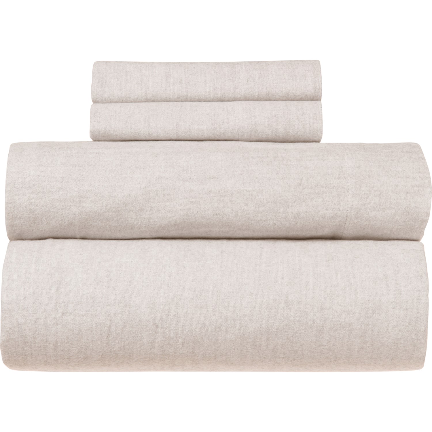 Melange Home King eco-melange Flannel Sheet Set | Unisex | Blue Chambrey