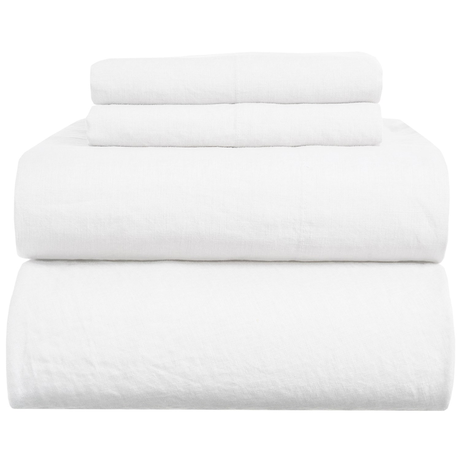 Melange Home Natural Linen Sheet Set California King Save 46