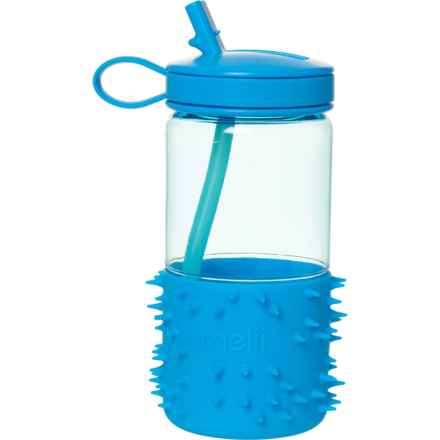 Melii Spiky Water Bottle with Straw - 17 oz. in Blue