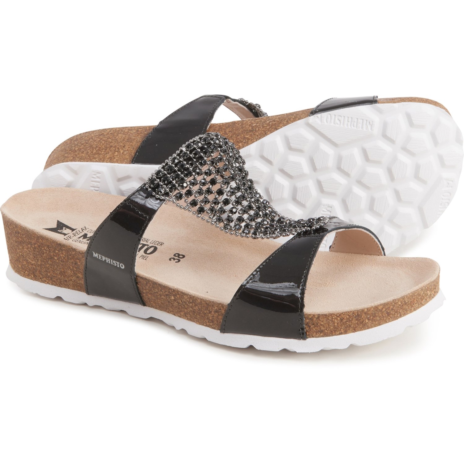 mephisto leather sandals