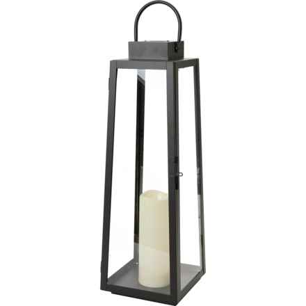 Merkury Outdoor Solar LED Candle Lantern - 22” in Multi