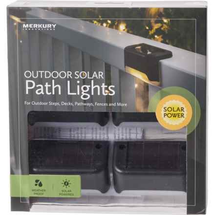 Merkury Outdoor Solar Path Lights - 4-Pack in Multi