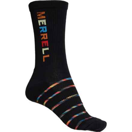 Merrell 360-Print Rainbow Mountain Socks - Crew (For Women) in Black